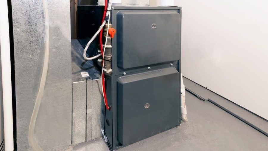 Furnace properly installed.